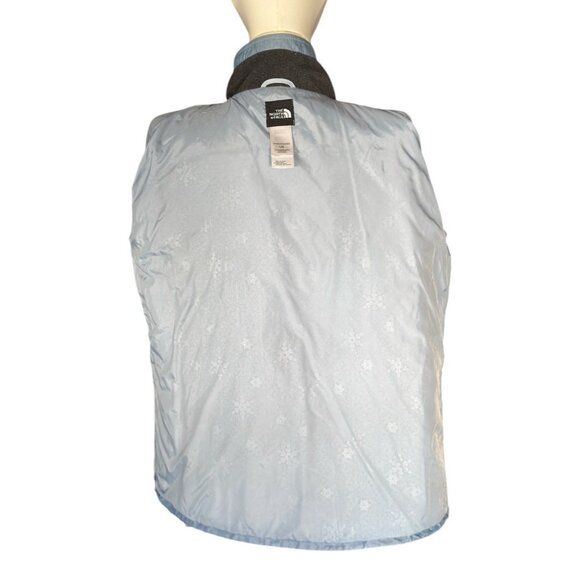 The North Face Light Blue Nylon Long Sleeve Full Zip Jacket Coat Women's L - Picture 9 of 12